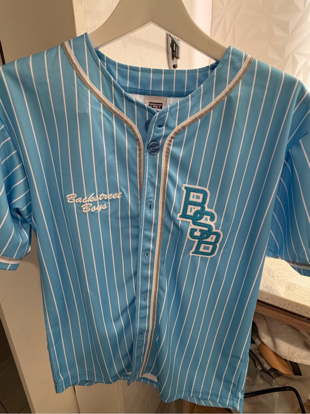 Unisex backstreet boys millennium baseball jersey size M